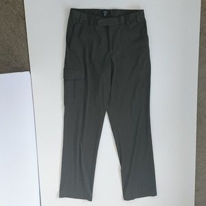 Saks Fifth Avenue BLACK Green Cargo Trouser 33/34
